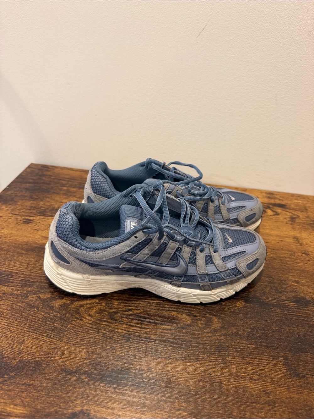 Nike p-6000 se Men's Slate Blue Mesh Athletic Sneakers size 7.5